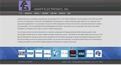 Desktop Screenshot of adaptelectronics.com